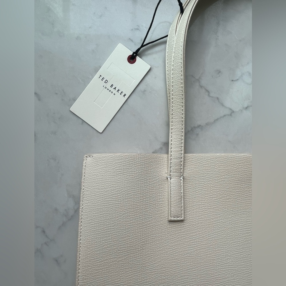 Ted Baker Cream Off-White Icon Tote Bag - Picture 2 of 6
